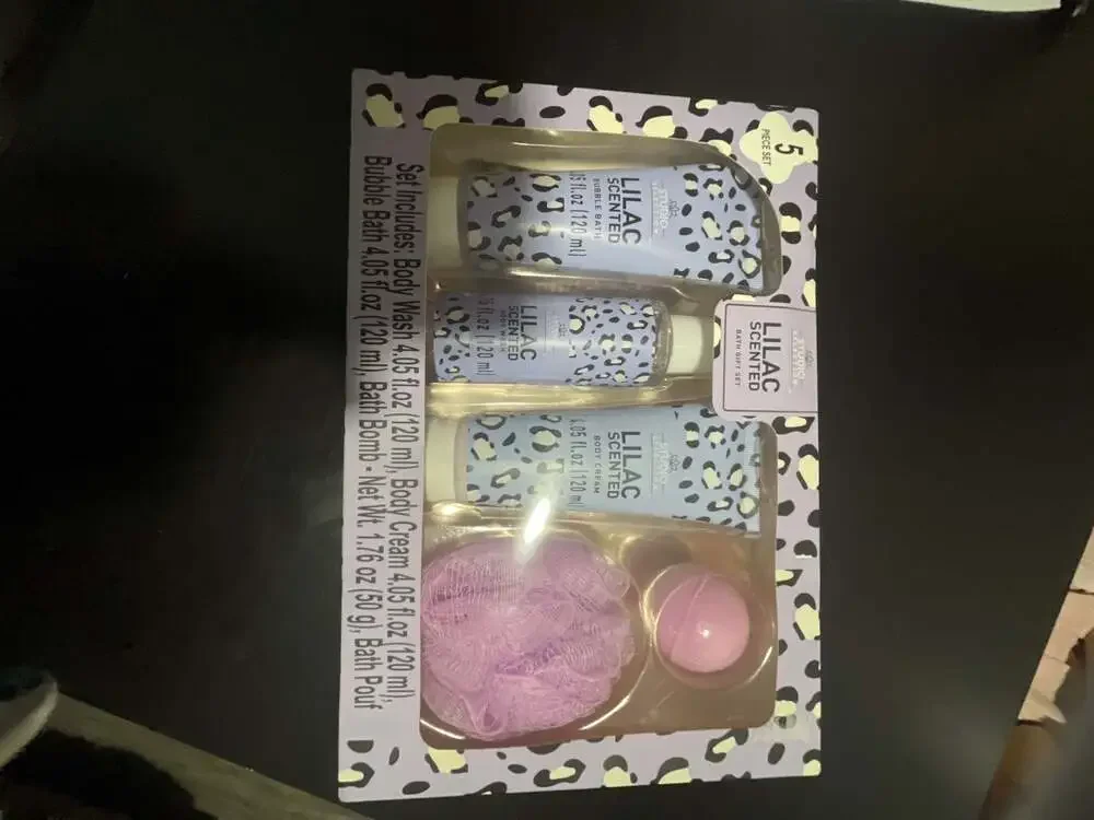 Studio Selection Lilac Scented 5-Piece Bath Gift Set